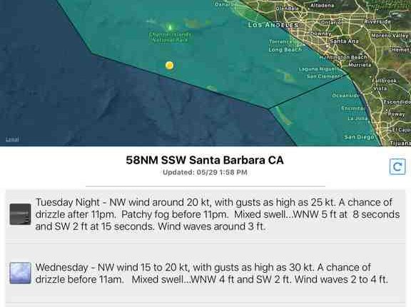 Marine forecast san diego